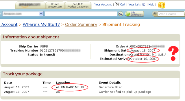 Amazon Shipment Image